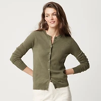 Classic cotton cardigan sweater