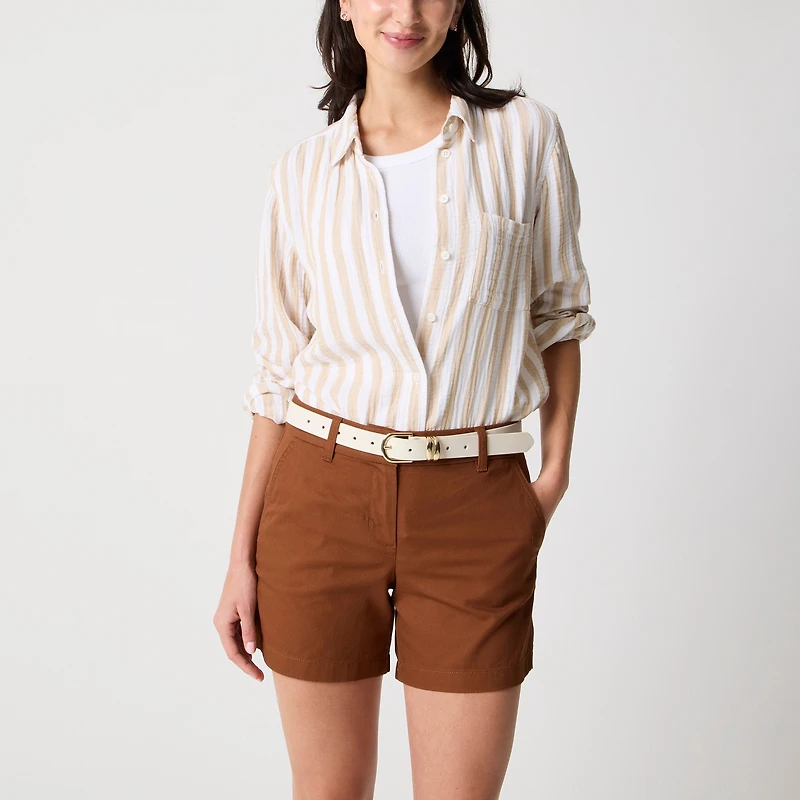 5" classic chino short