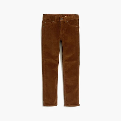 Boys' slim flex corduroy pant