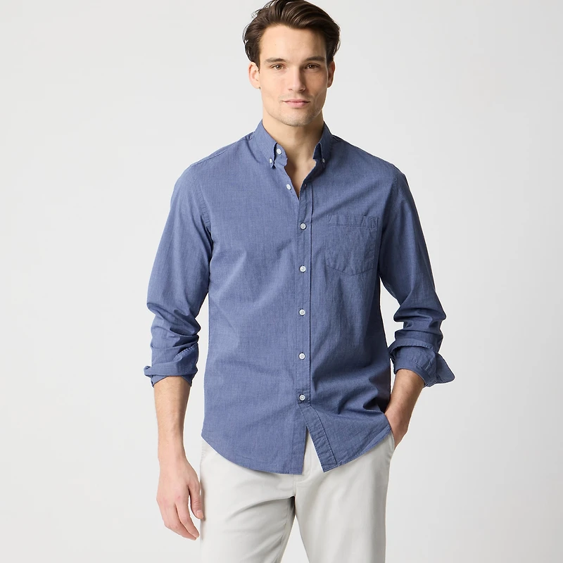 Classic-fit flex casual shirt