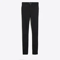 Tall 10" high-rise black skinny jean in signature stretch