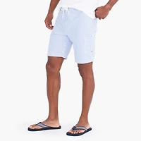 9" seersucker board short