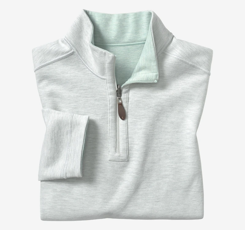 Reversible Solid Quarter-Zip