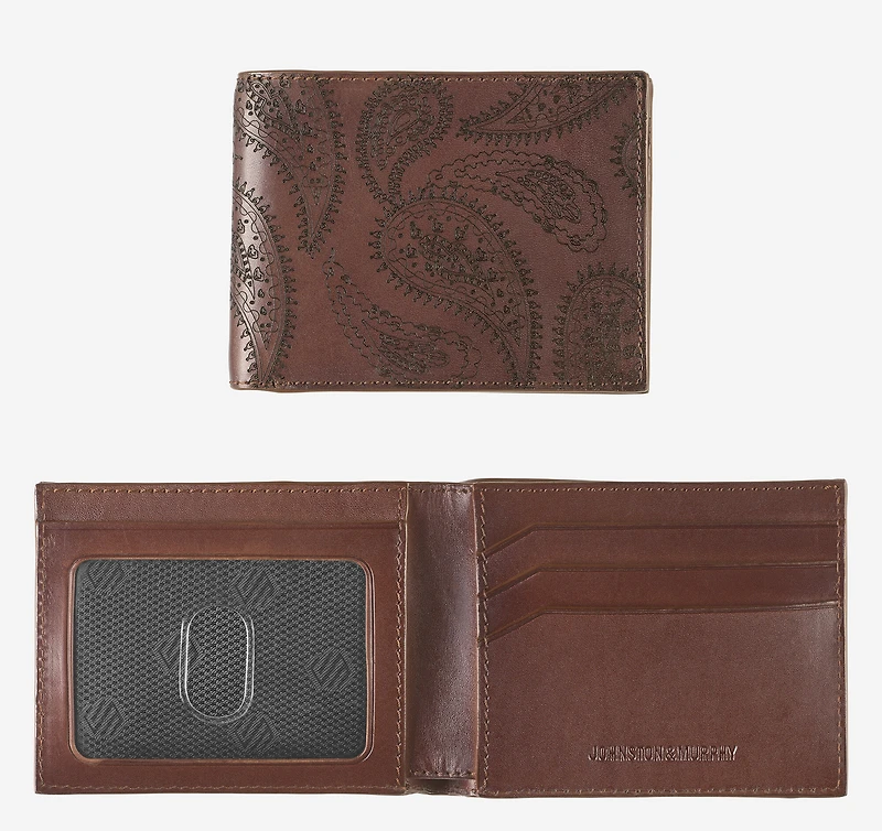 Dress Paisley Billfold Wallet