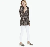 Animal-Print Soft Shell Jacket
