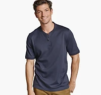 Gavin Zip Jacquard Polo