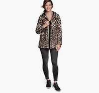 Animal-Print Soft Shell Jacket