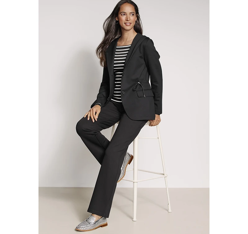 XC Flex® Shawl-Collar Blazer with Hood