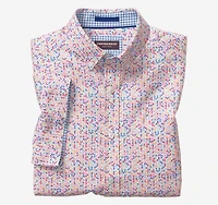 Textured Cotton Short-Sleeve Shirt