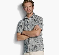Linden Textured Short-Sleeve Shirt