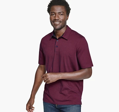 Fine-Stripe Polo