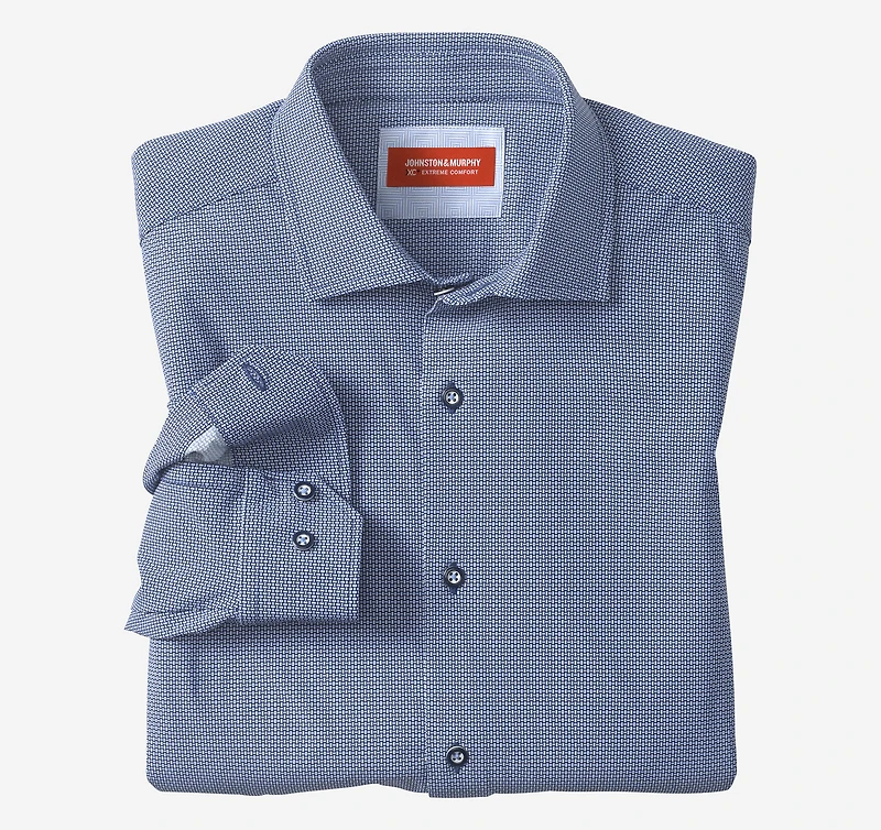 XC+™ Motion Long-Sleeve Dress Knit Shirt