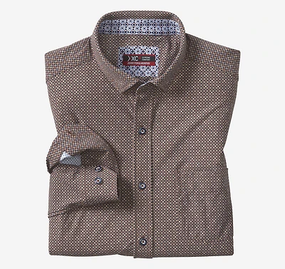 XC+™ Motion Long-Sleeve Print Knit Shirt