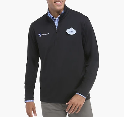 Men's Solid Quarter Zip