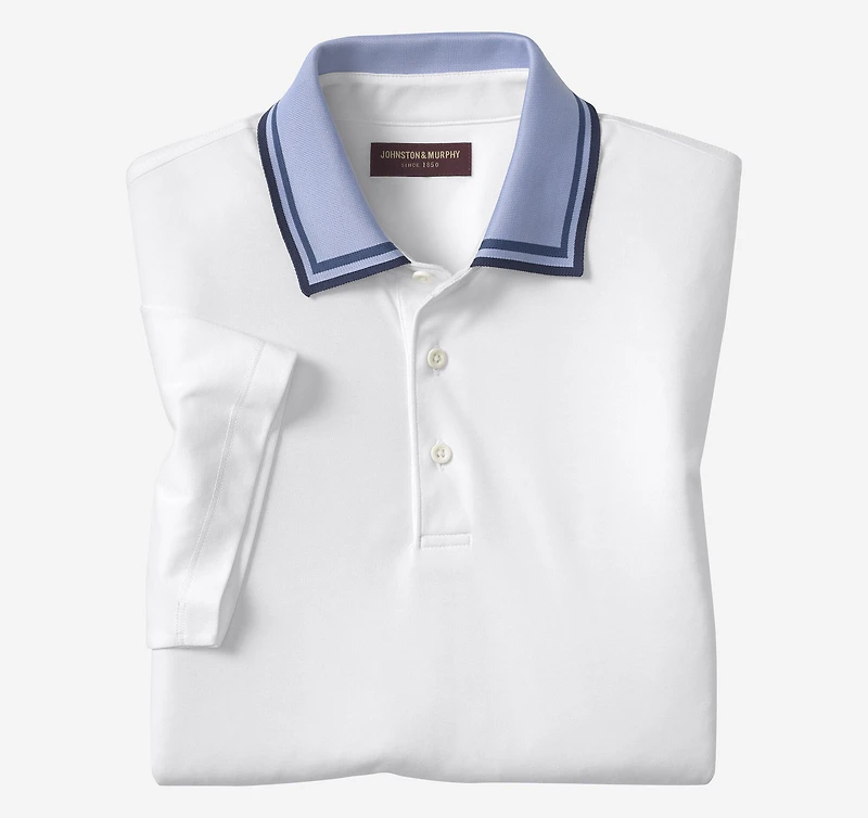 Tipped-Collar Polo