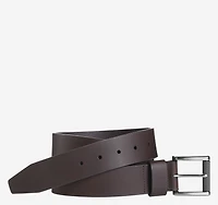 Roller Buckle Leather Belt