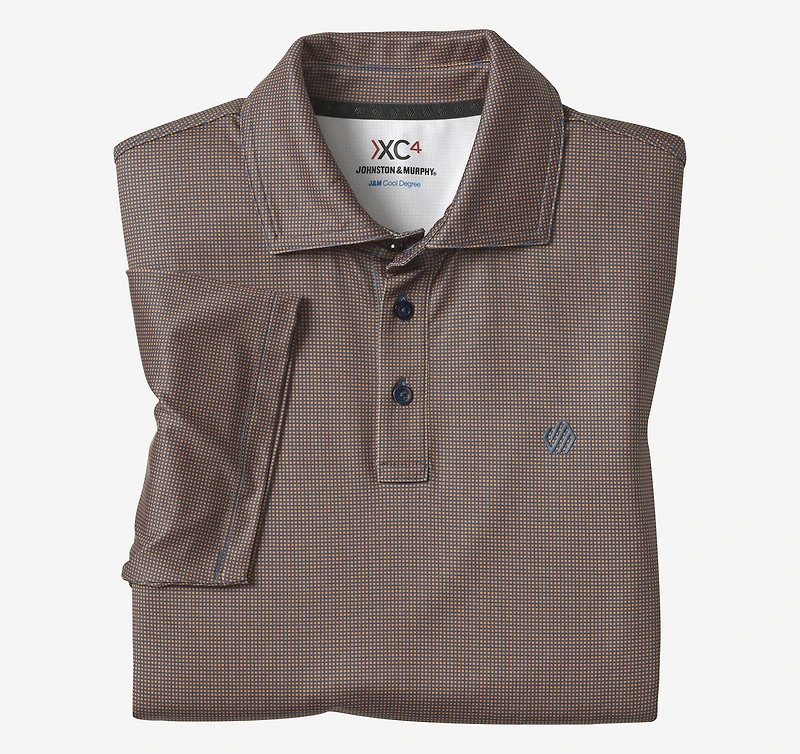 XC4® Performance Gingham Polos + Cool Degree™