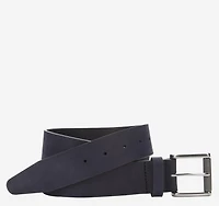 Nubuck Roller-Buckle Belt