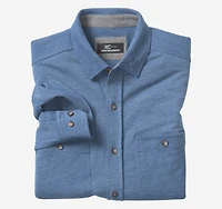 XC Flex® Stretch Indigo Long-Sleeve Shirt