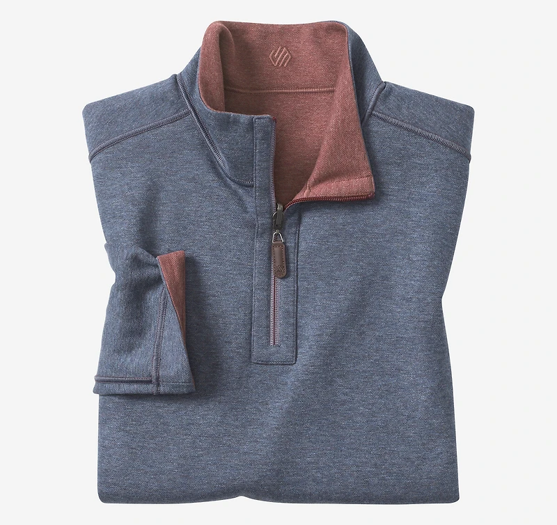 Icon Reversible Solid Quarter-Zip