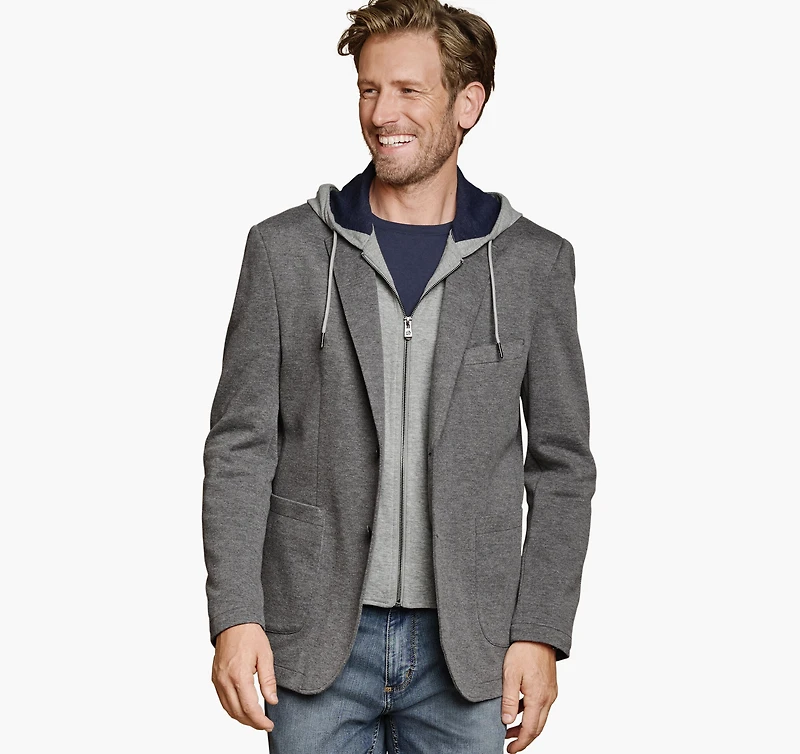 XC Flex® Knit Blazer with Removable Hooded Bib