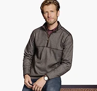 Textured Fleece Quarter-Zip