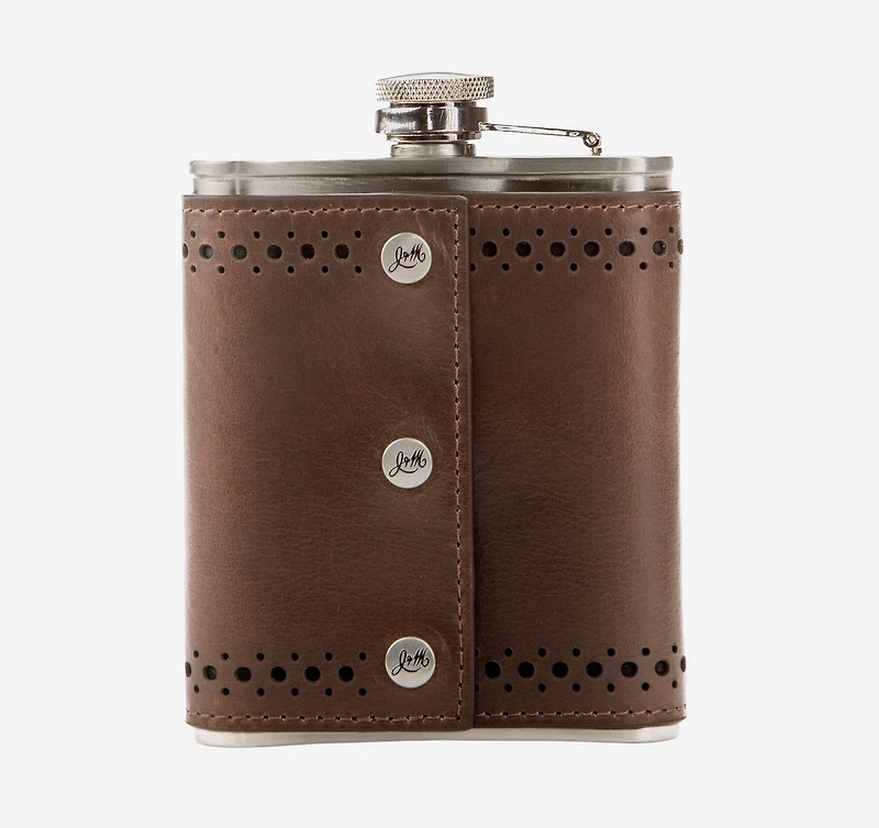 Jack Daniel’s x J&M 175th Leather-Wrapped Flask