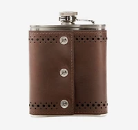 Jack Daniel’s x J&M 175th Leather-Wrapped Flask