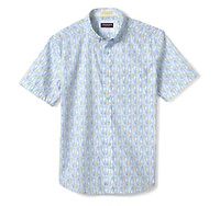 Printed Cotton Short-Sleeve Shirt