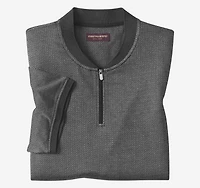 Jacquard Zip Polo