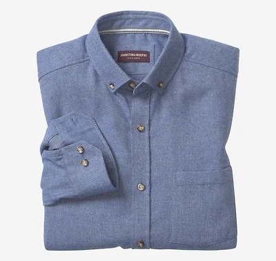 Brushed Heathered Woven Shirts
