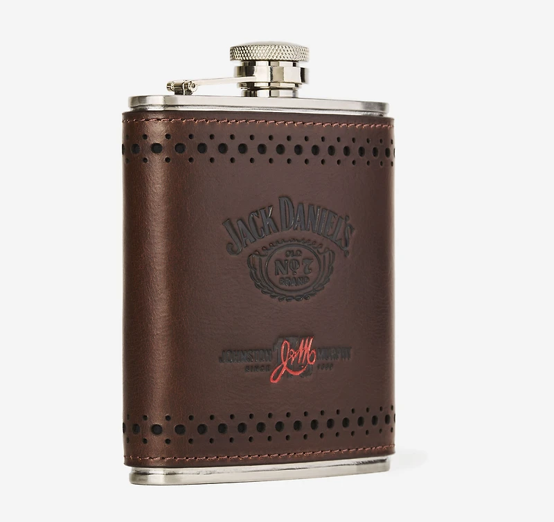 Jack Daniel’s x J&M 175th Leather-Wrapped Flask