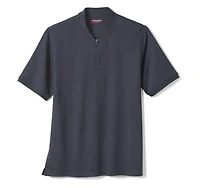 Jacquard Zip Polo