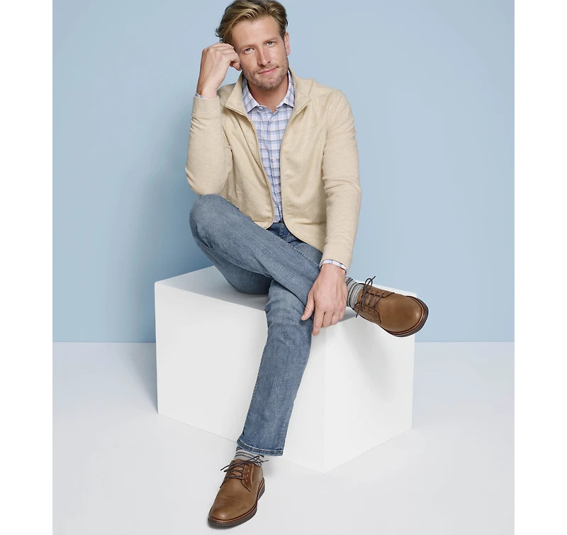 Full-Zip Knit Jacket