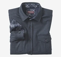 Button-Front Knit Shirt