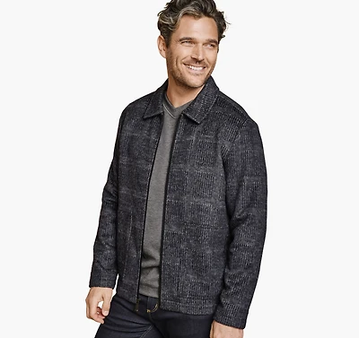 Wool-Blend Shirt Jacket