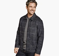 Wool-Blend Shirt Jacket