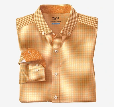 Game Day XC4® Long-Sleeve Gingham Shirt