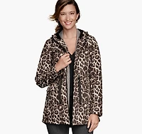 Animal-Print Soft Shell Jacket