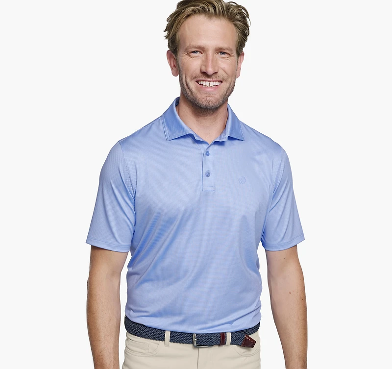 XC4® Performance Gingham Polos + Cool Degree™