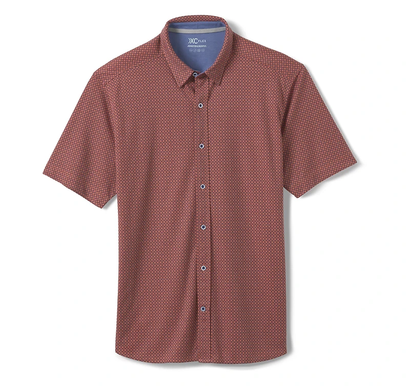 XC Flex® Short-Sleeve Print Knit Shirt
