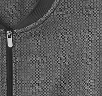 Jacquard Zip Polo