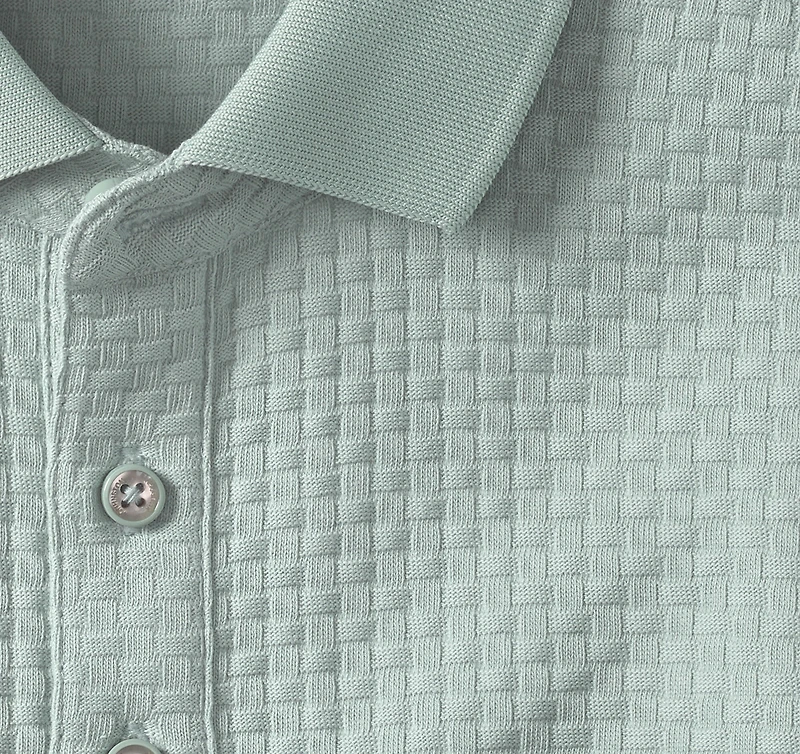 Tilson Textured-Weave Polo