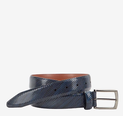 Diagonal-Etched Belt