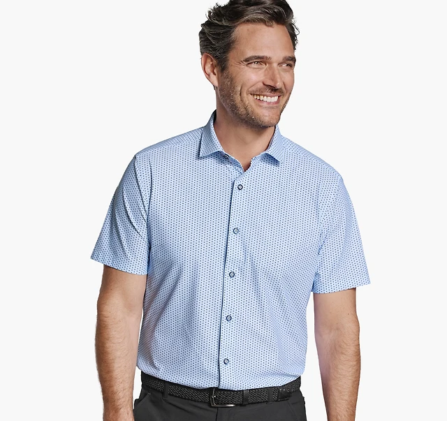 XC+™ Motion Short-Sleeve Print Knit Shirt