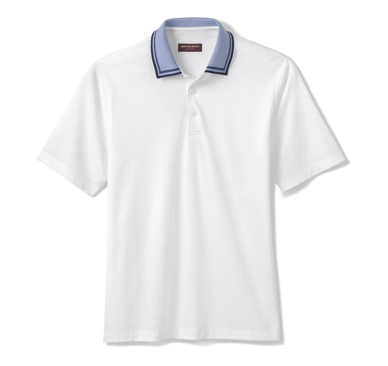 Tipped-Collar Polo