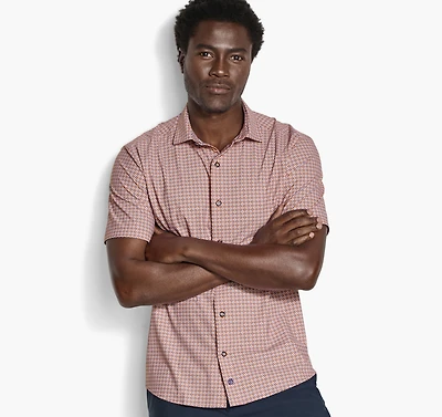 XC+™ Motion Short-Sleeve Print Knit Shirt