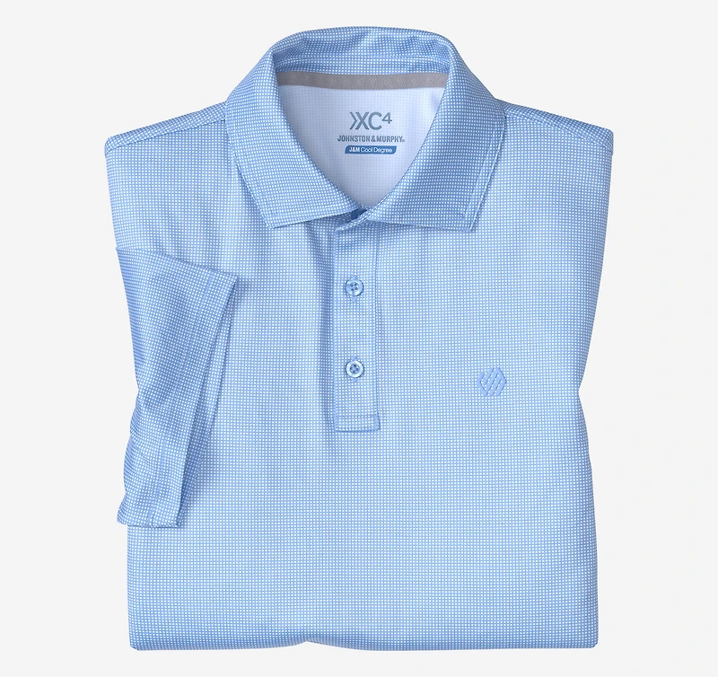 XC4® Performance Gingham Polos + Cool Degree™