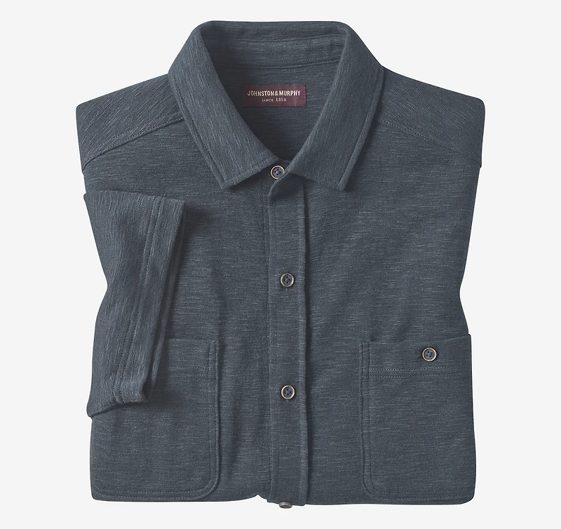 Double Pocket Knit Shirt