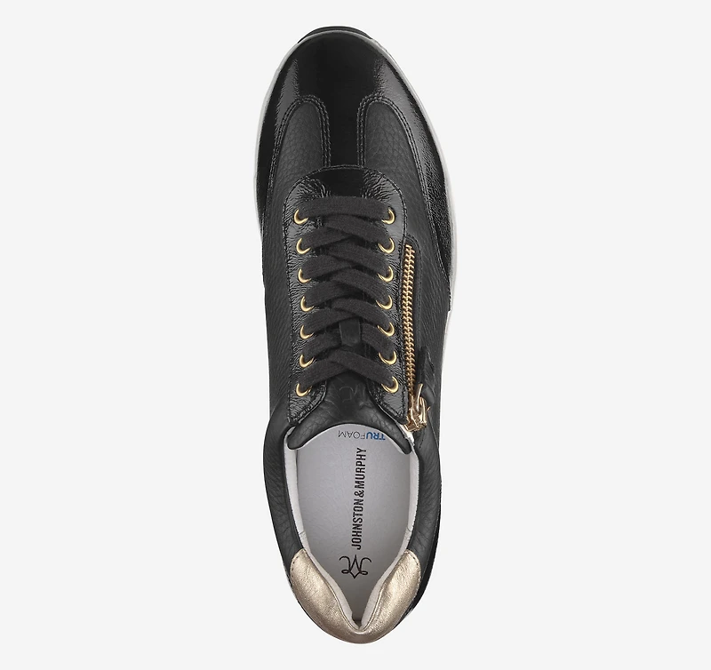 Gracie Side-Zip Lace Up